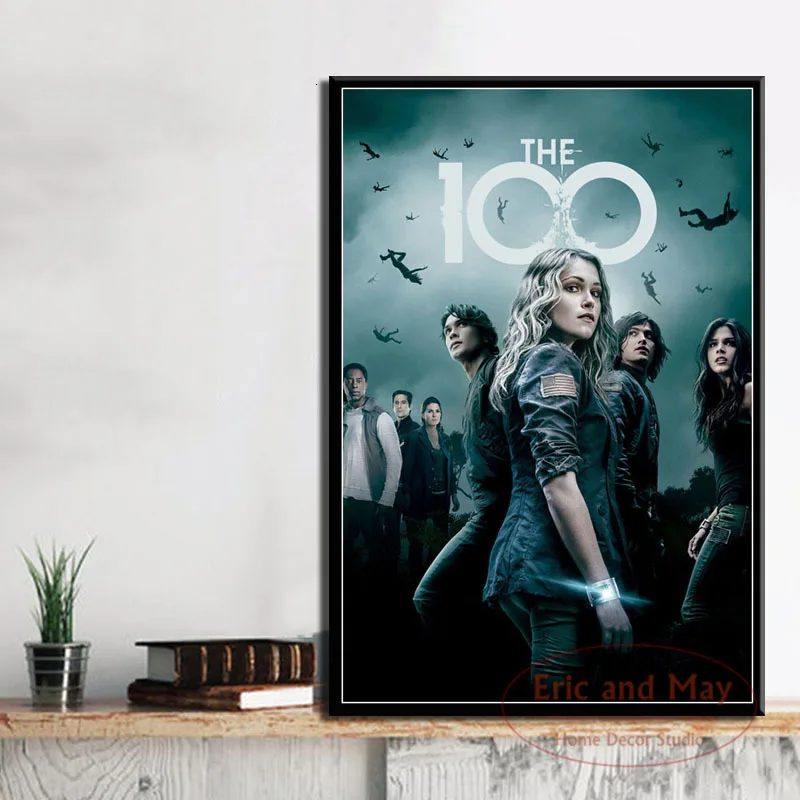Poster And Print Hot TV Series Show The 100 New Season Art Painting Vintage Canvas Wall Home Decor | Дом и сад