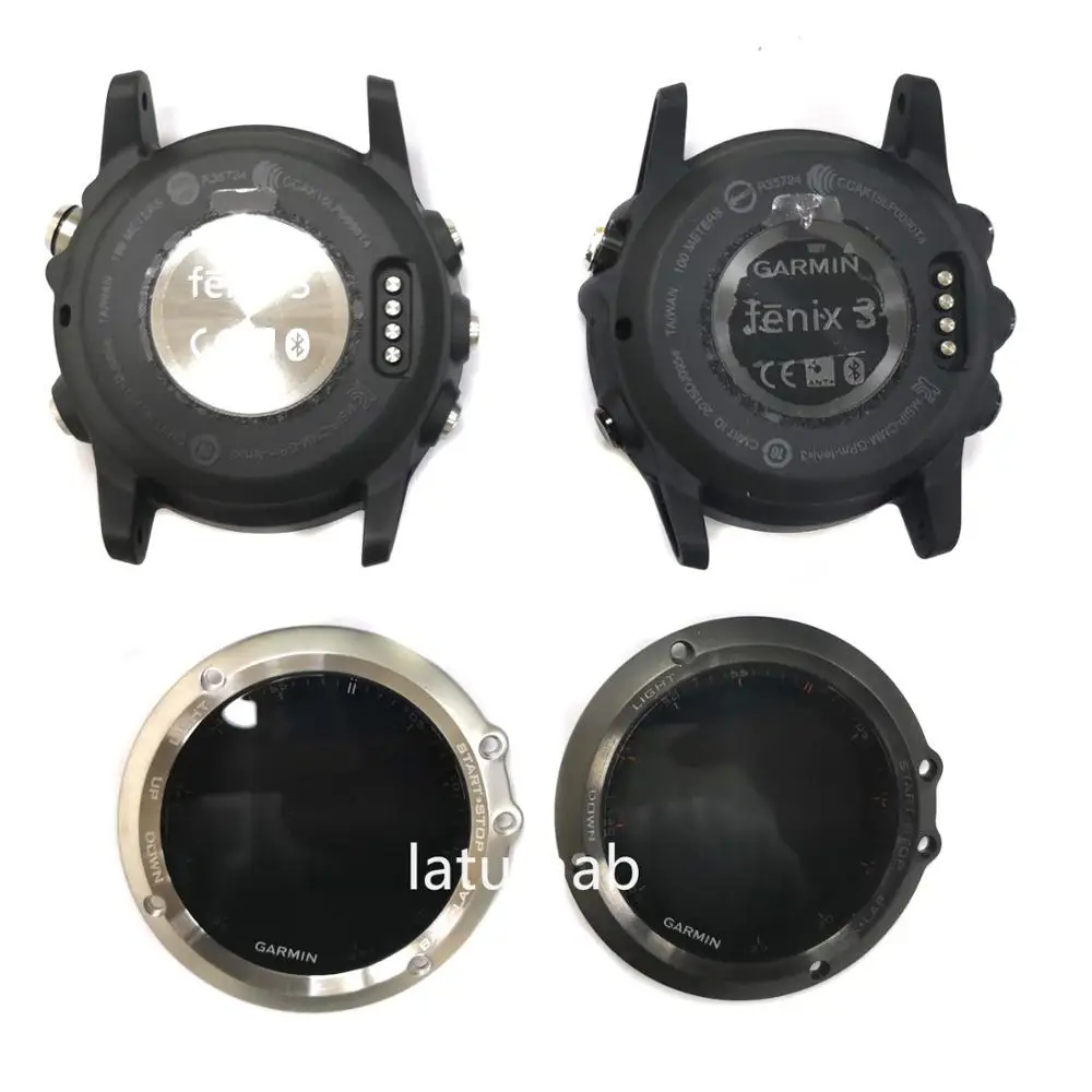 Для Garmin Fenix 3 ЖК-дисплей экран корпус передний чехол с задней крышкой Замена для