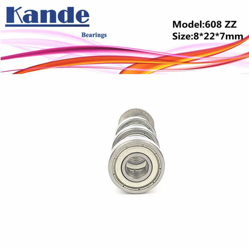 Миниатюрный шарикоподшипник Kande 608 2Z 608ZZ для миниатюрных шариковых подшипников