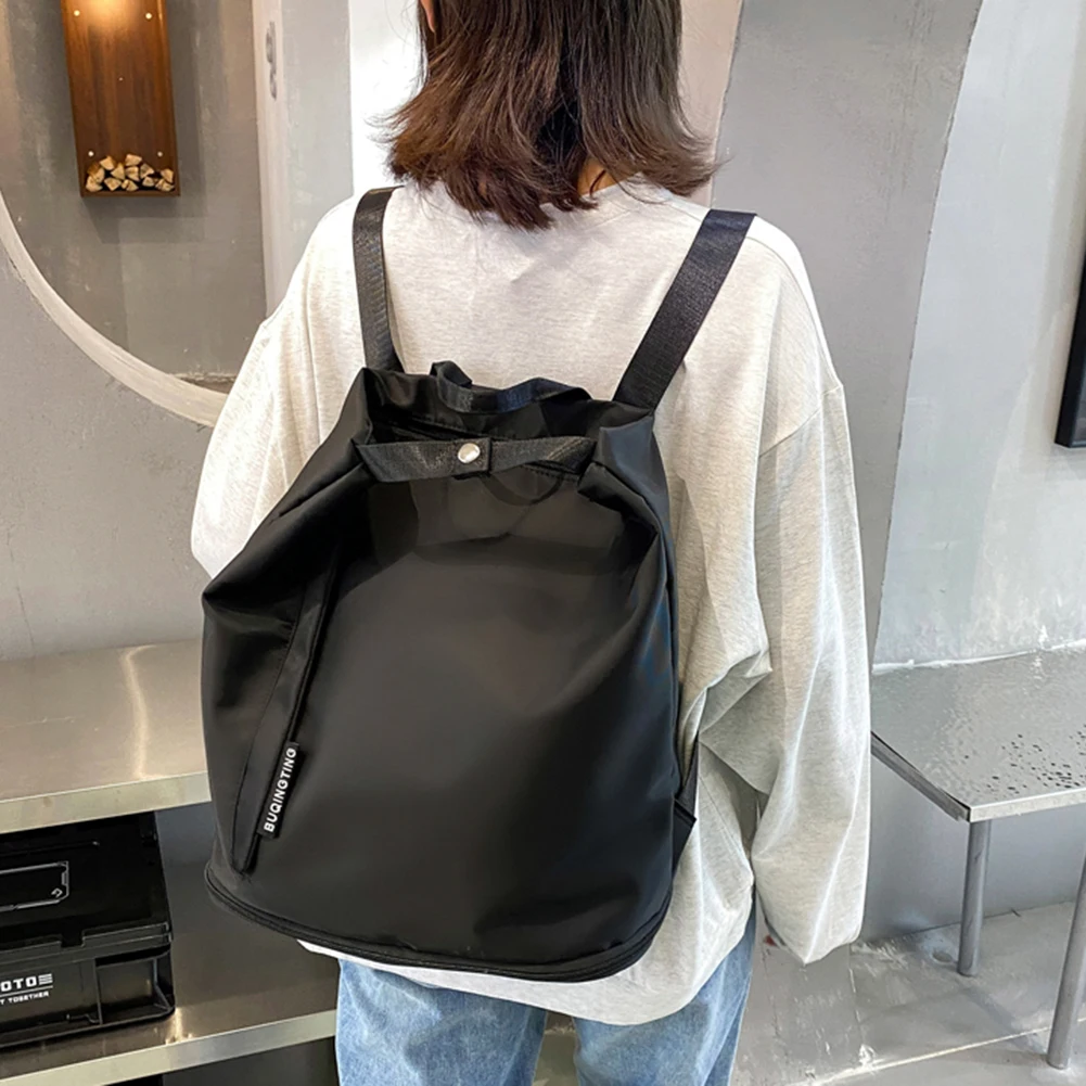 

Fashion Women Men Yoga Gym Waterproof Oxford Cloth Solid Color Backpack Fitness Sports Multifunctional Luggage Bag Knapsacks
