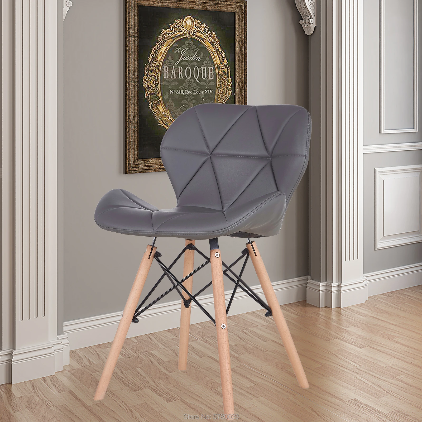 Набор из 8 средневековый обеденные стулья высококачественные полиуретановые с