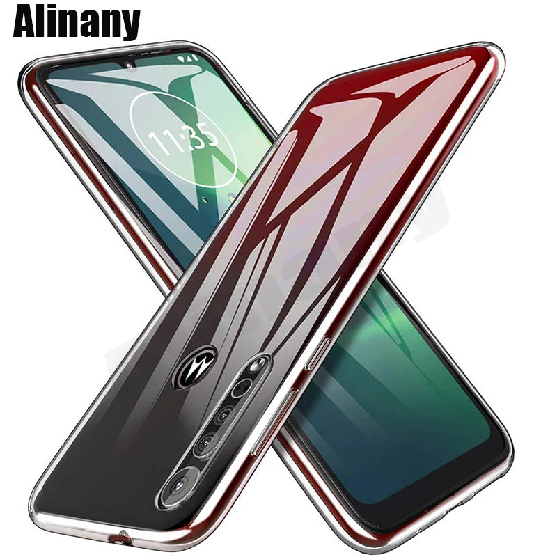 Чехол для Moto G8 Plus мягкий силиконовый прозрачный ТПУ чехол телефона Motorola G 8 G8Plus Play