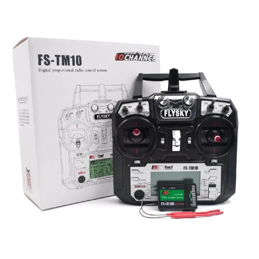 Flysky FS-TM10 2 4G 10CH AFHDS передатчика радиоуправляемой модели к компьютеру на