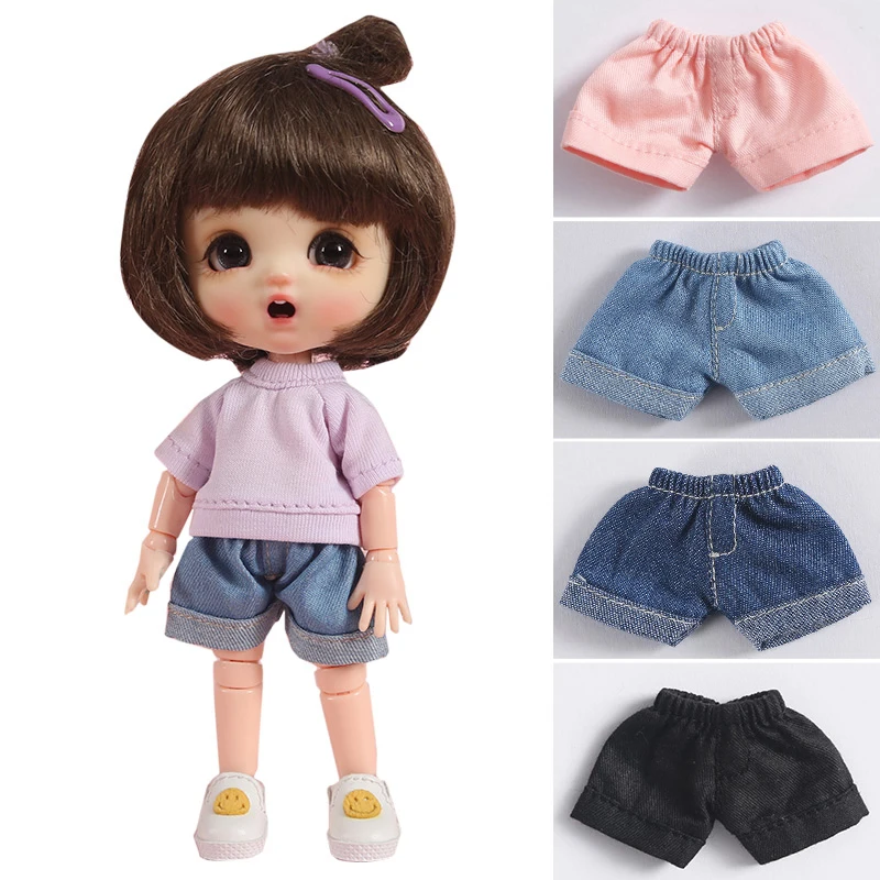

Детская одежда Ob11, bjd, одежда, шорты, джинсовые шорты, футболка с короткими рукавами, 1/12bjd, Одежда для кукол, molly obitsu11 GSC, игрушка в подарок