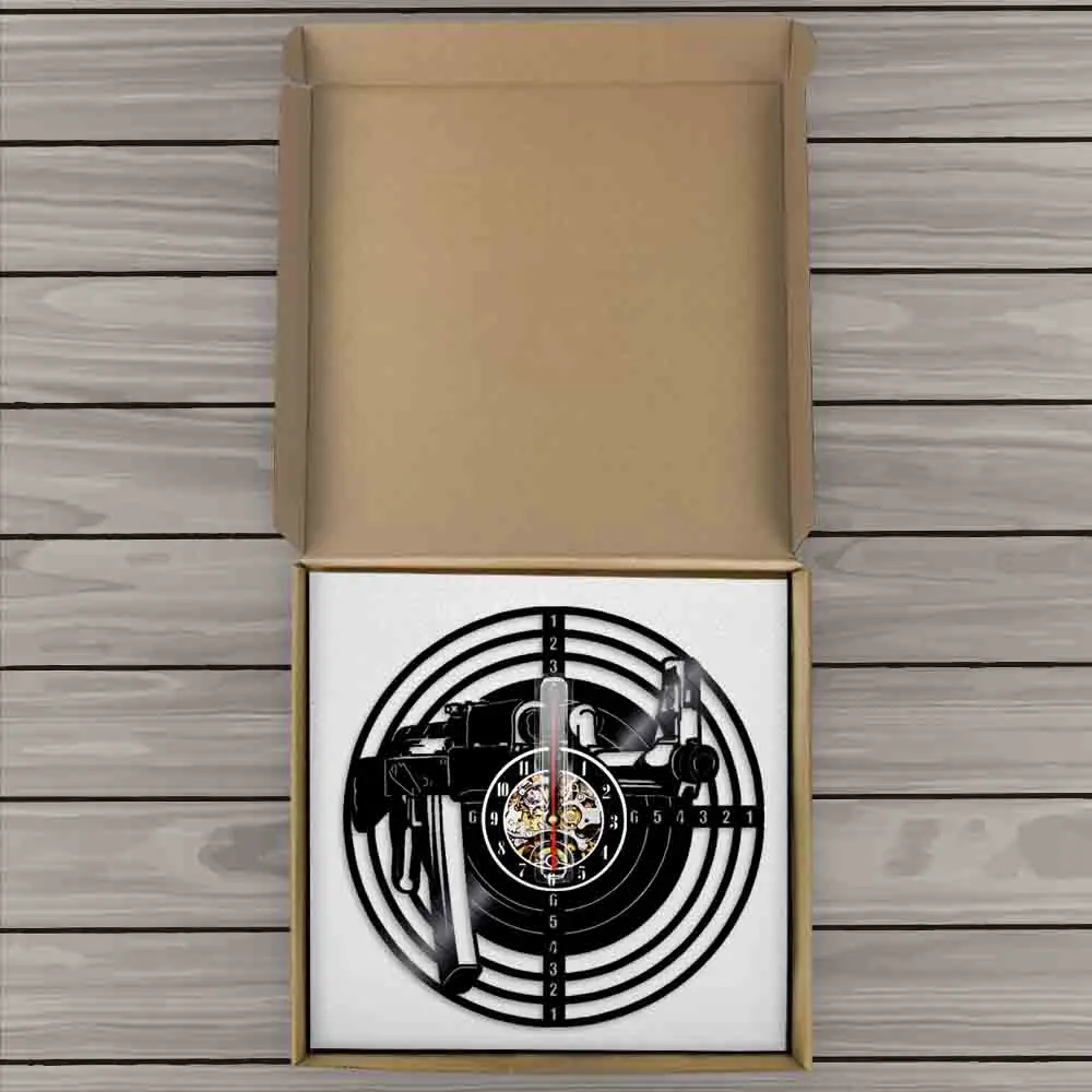 Пистолет для стрельбы армейский настенный художественный декор съемка мишень