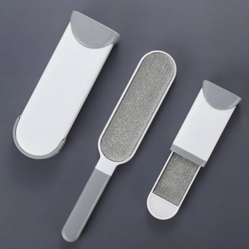 

Pet Dog Cat Hair Brush Reusable Double-sided Hair Removal Brush Portable Dust Removal Sofa Clothes Cleaning Flannel Brush