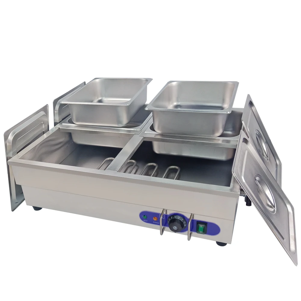 Буфет пищевой подогреватель контейнер Bain Marie электрическая Коммерческая