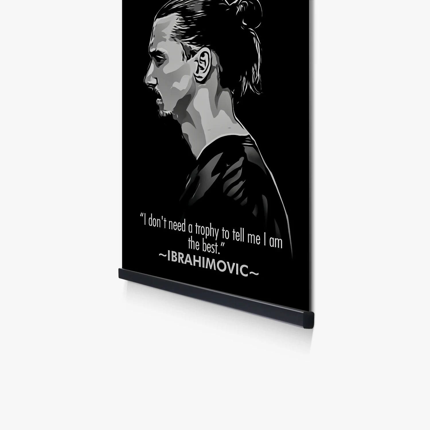 Poster Zlatan Ibrahimovic Football Soccer Star Art Wall Cloth Print 519 