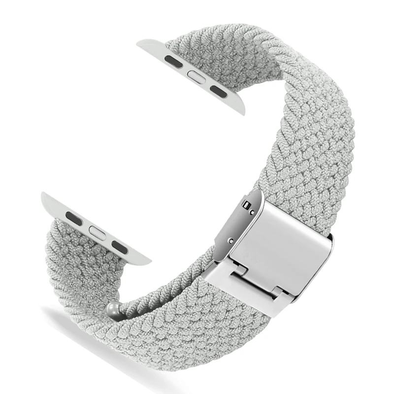 

Регулируемый нейлоновый ремешок для apple watch 45 мм, 41 мм, 44 мм, 40 мм, 42 мм, 38 мм, серия SE 7, 6, 5, 4, 3, 2, Плетеный Solo для браслета iwatch