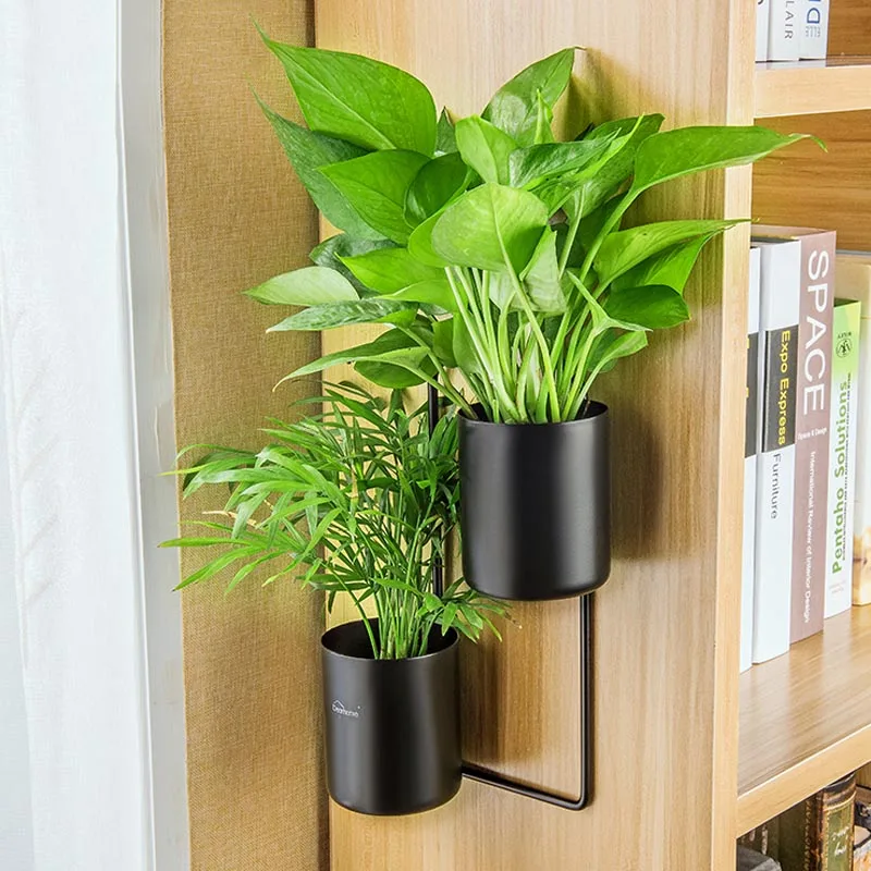 Вертикальный настенный горшок железная настенная ваза гидропоники цветочный