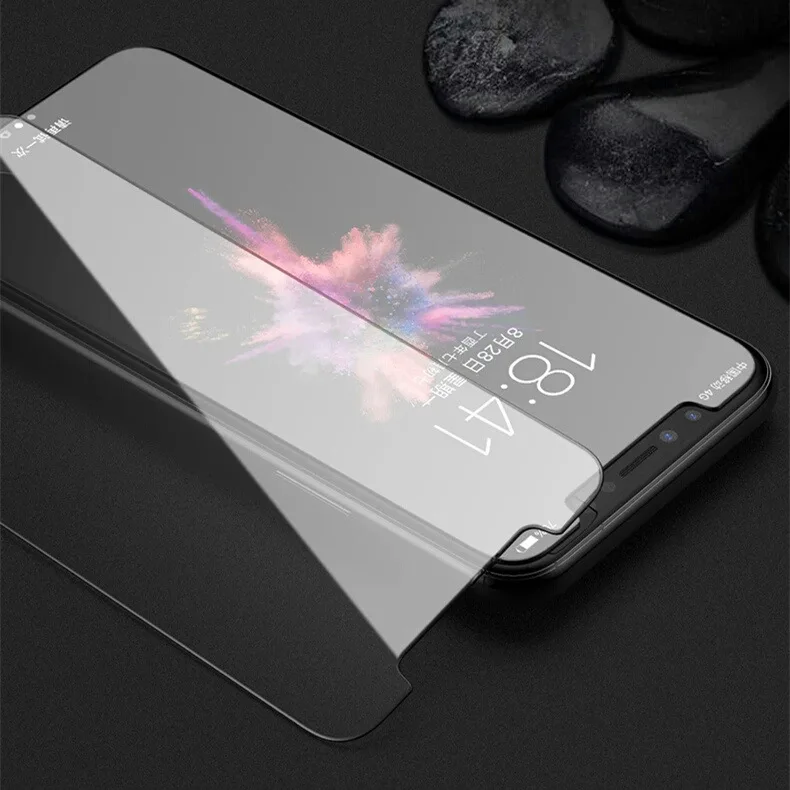 Защитная пленка из закаленного стекла для iPhone X XS MAX XR XsMax 8 7 6 6S Plus iPhone5 5S 0 3 arc
