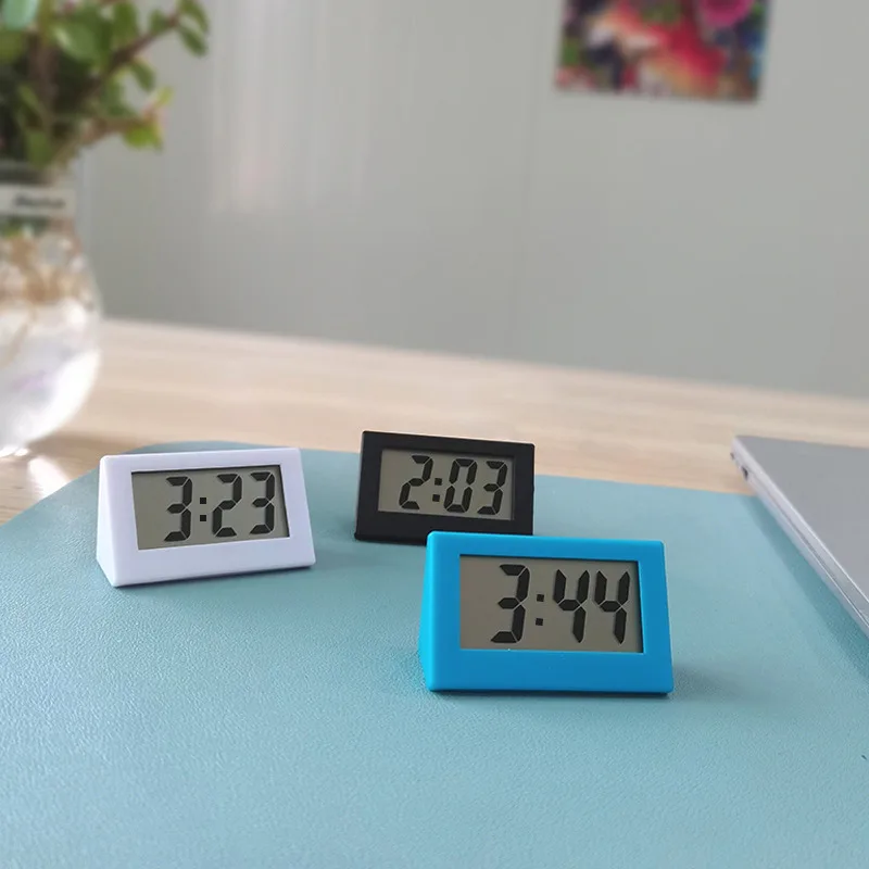 

Mini LCD Digital Table Dashboard Desk Electronic Clock for Desktop Home Office
