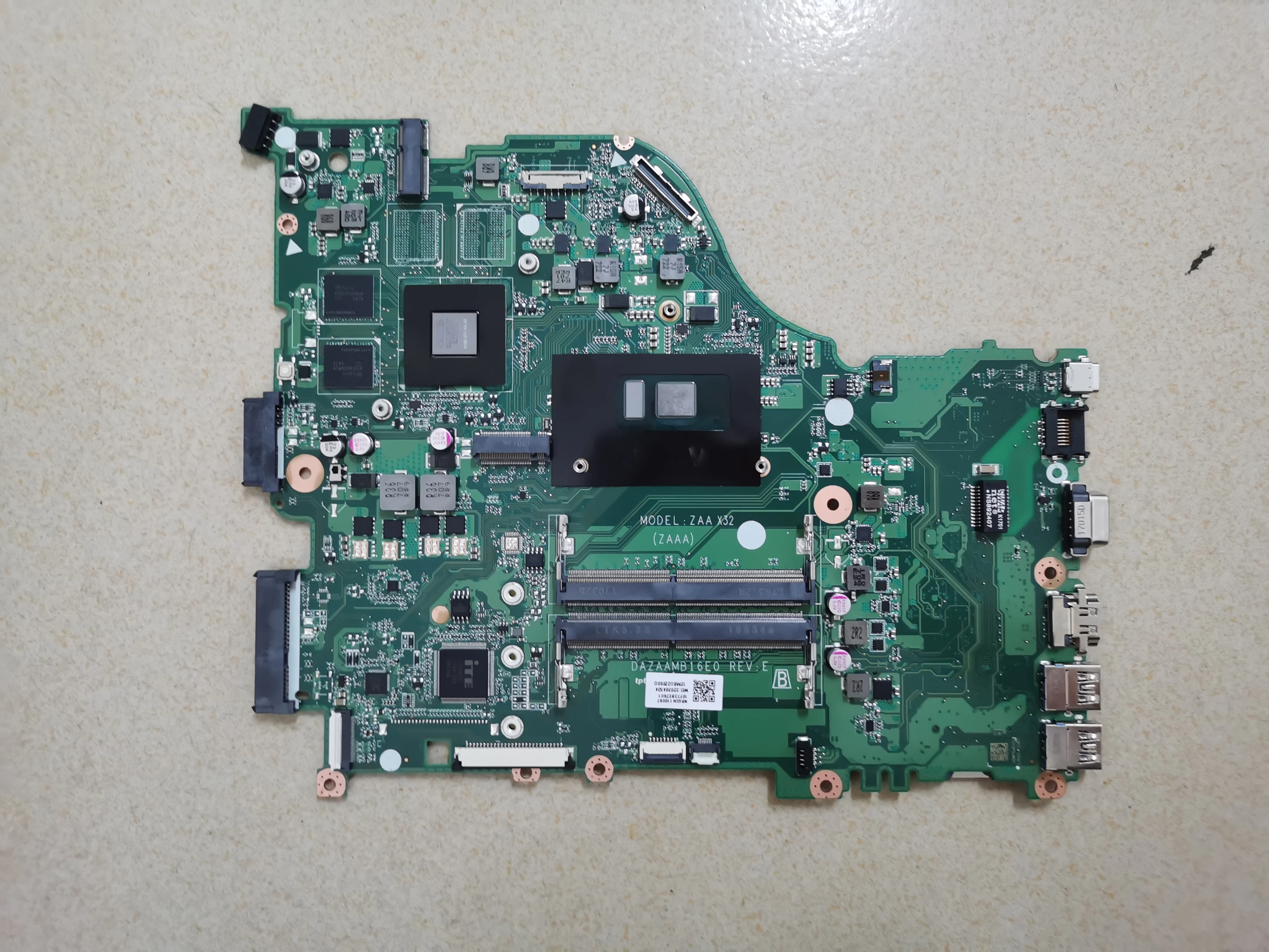 E5 575G материнская плата для Acer ноутбук ZAA X32 DAZAAMB16E0 575 Процессор: 3955U GPU:GF940MX 2 Гб DDR4100 %