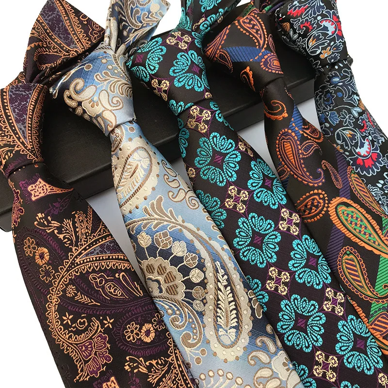 

Various Styles Patterns Male Tie Business Formal Floral Plaid Ties for Men Jacquard Neckwear Working Accessories