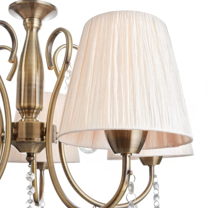 Chandelier &quotDorothea" 5x40W E14 bronze 58x58x76 cm. 4523938 Chandeliers Ceiling lights Lamp For home Indoor Lighting | Лампы и