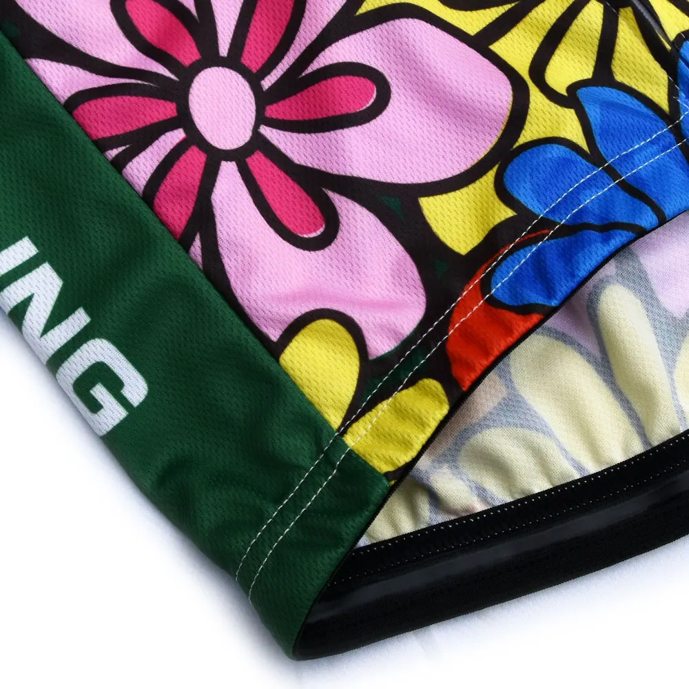 Веломайка Cyling женская с коротким рукавом рубашка сублимированным принтом одежда