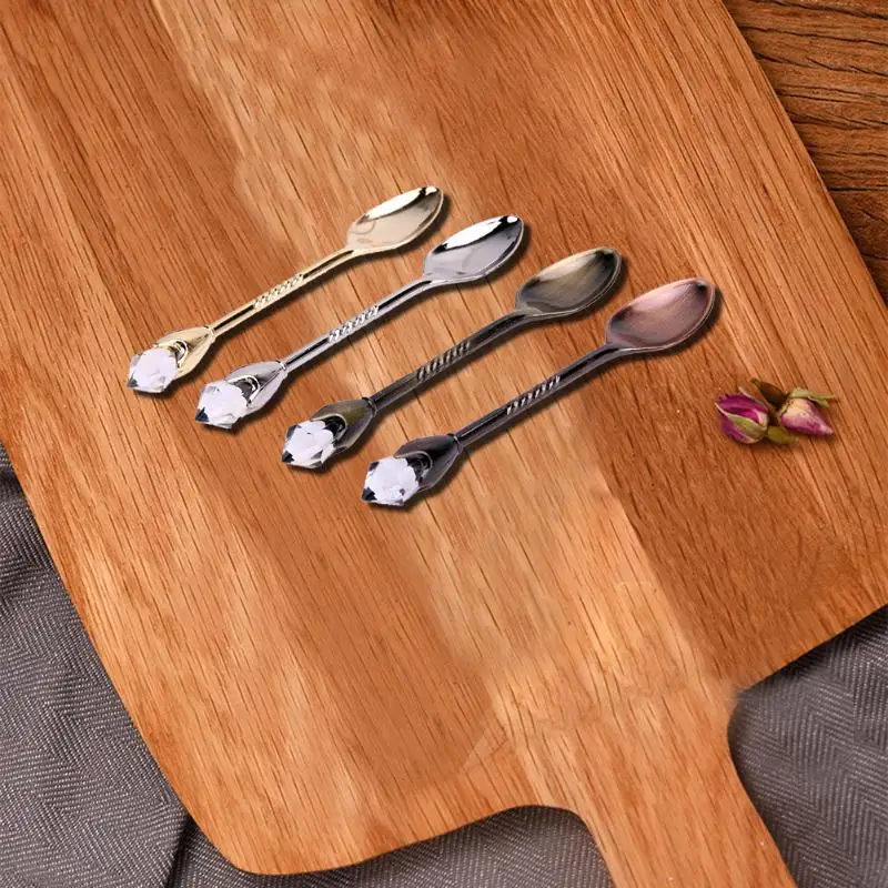 4 шт. цвета: золотистый серебристый бронза Медь в винтажном стиле с кристаллами