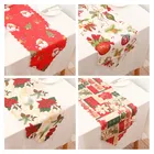 2021 новогодний декор 180*35 см рождественские настольные украшения Рождественские украшения для дома Ноэль Натал настольные флаги Navidad 2020