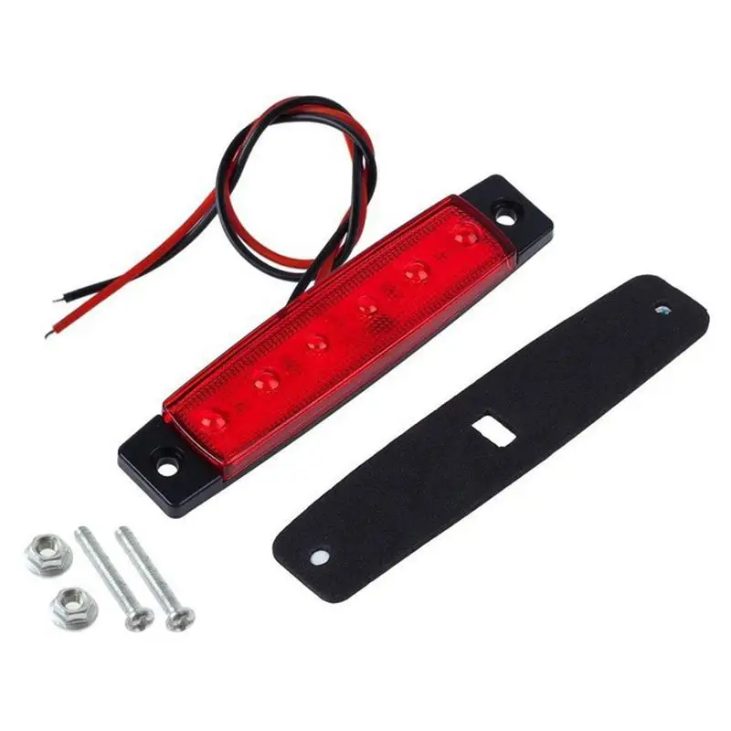 10 шт. светодиодный Грузовик Боковые Габаритные индикатор светильник Поворотная