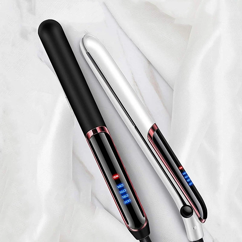 

Hair Straightener For Straight Hair Curly Hair Dry-Wet Dual Purpose Flat Iron Led Digital Straightening (Black)