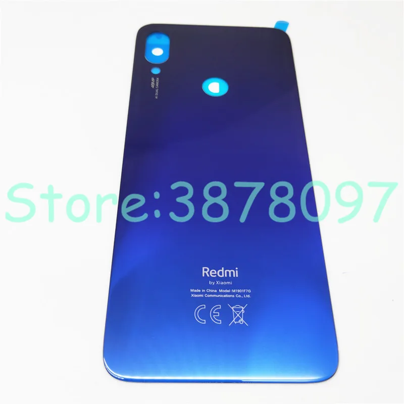 Оригинальный чехол для Xiaomi Redmi Note 7 задняя 3D стеклянная дверь сменный корпус Note7 Pro