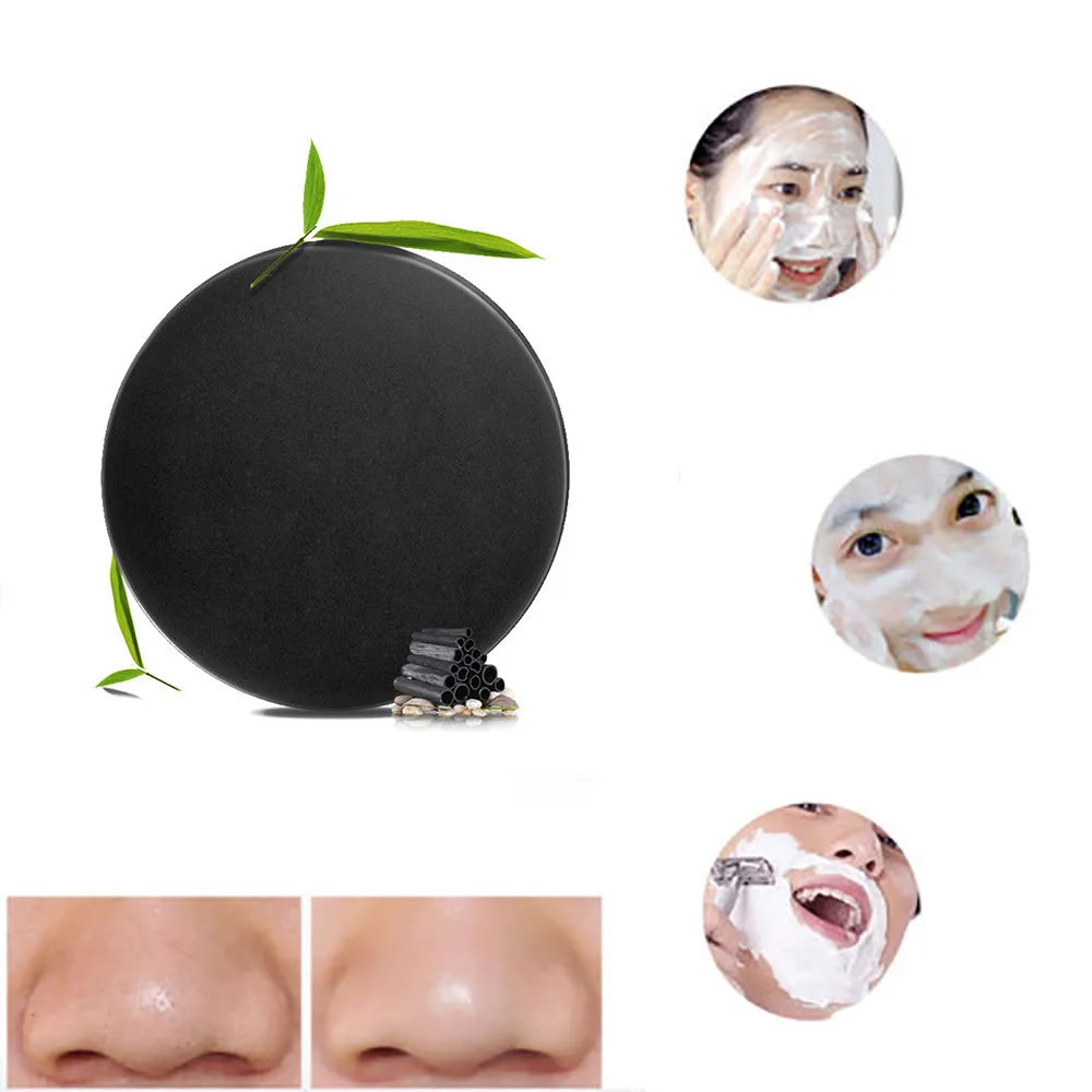 Очищающее Отбеливающее мыло для лица глубокое очищение черное контроль масла