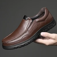 2022 new mens casual shoes dress slip on loafers male driving flats luxury designer high quality genuine leather shoes for men