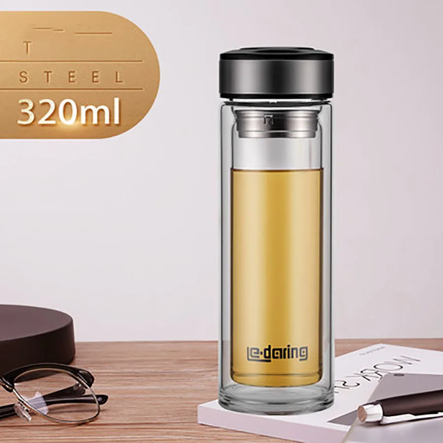 Стеклянная бутылка для воды милая моя 500 мл Спортивная заварка чая бутылки спорта