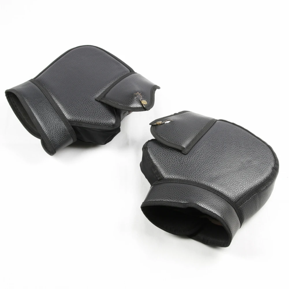 Мотоцикл электрическая ручка водителя кожа холодная Защита руки прочные