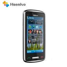 Nokia C6-01 Refurbished-Original Unlocked 3.2inch cell mobile phone GSM 3G WIFI GPS 8MP 1GB internal memory Free shipping