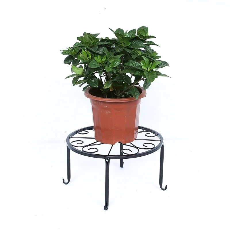 Однослойный Железный карликовый цветочный стул для балкона в гостиную полки