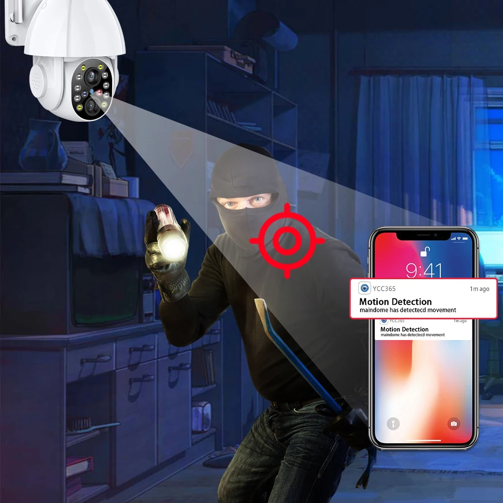 3 мегапиксельная WIFI IP камера PTZ наружная 4 кратная цифровая зум двухсторонняя