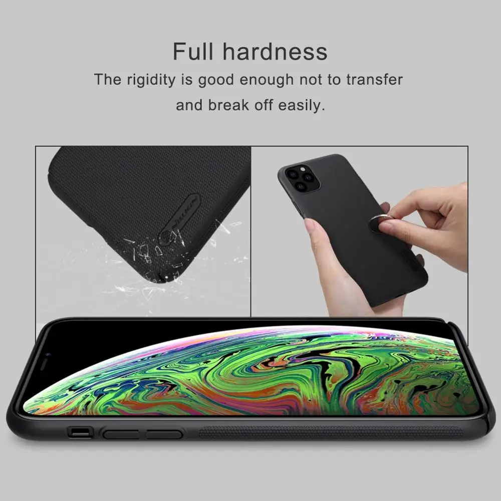 Роскошный Матовый Жесткий Чехол для iPhone 11 Pro Max противоударный жесткий чехол