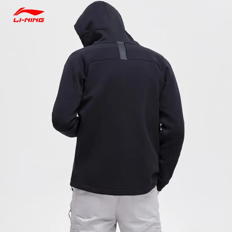Li Ning мужская толстовка с капюшоном Стандартный крой 66% хлопок 34% полиэстер
