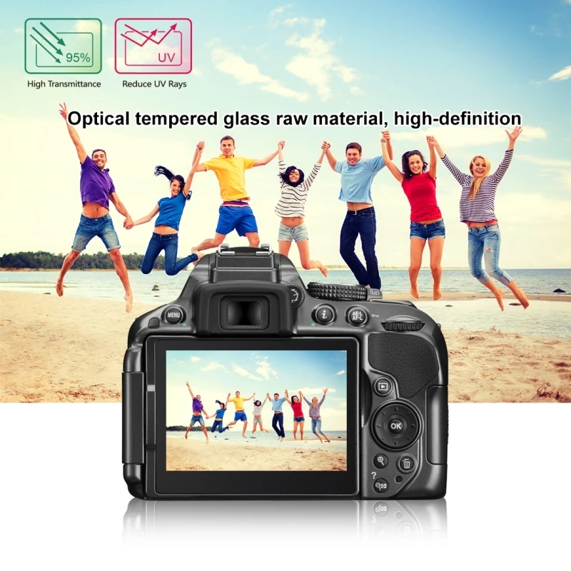 PULUZ For Nikon D5300 Tempered Glass Film 2.5D 9H Camera LCD Screen Protector |