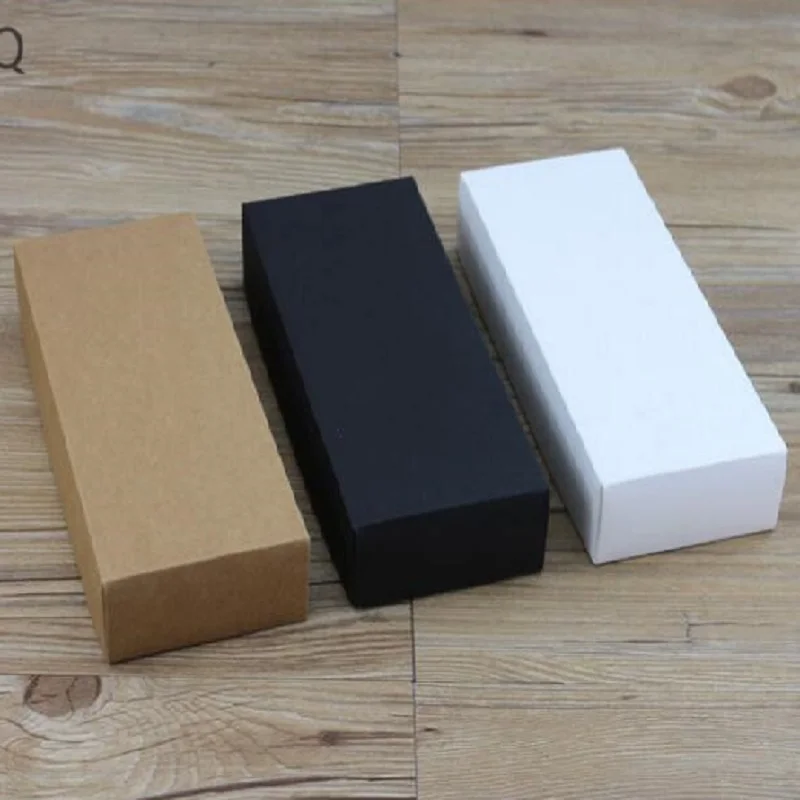 Коричневая Картонная коробка из крафт-бумаги 350 г/м2 ручная упаковка подарочные