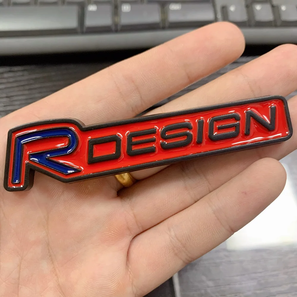 10 шт. автомобильные 3D металлические RDESIGN логотип наклейка значок эмблема