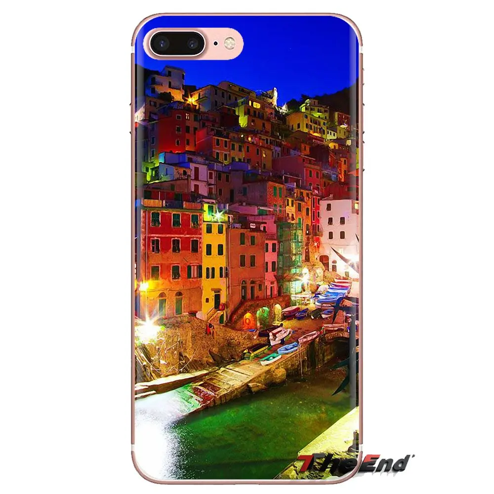 For Samsung Galaxy J1 J2 J3 J4 J5 J6 J7 J8 Plus 2018 Prime 2015 2016 2017 Silicone Skin Case Beautiful Places Italy Cinque Terre |