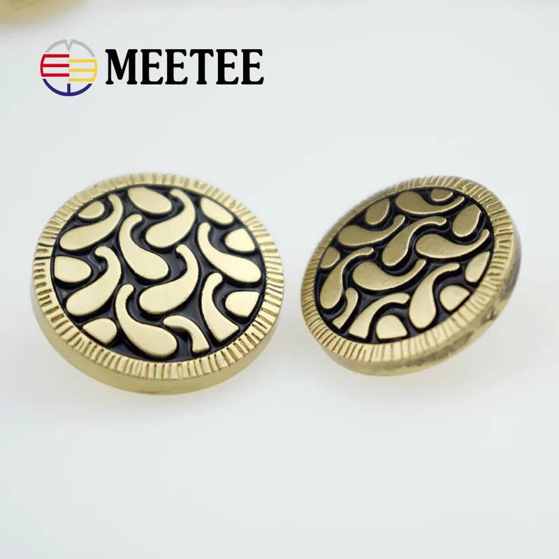 20 штук брендовые рубашки с металлическими пуговицами золотистый и черный