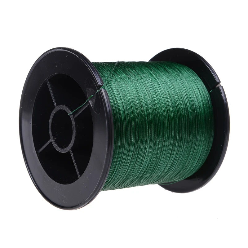 500 м супер прочная японская мультифиламентная полиэтиленовая плетеная зеленая