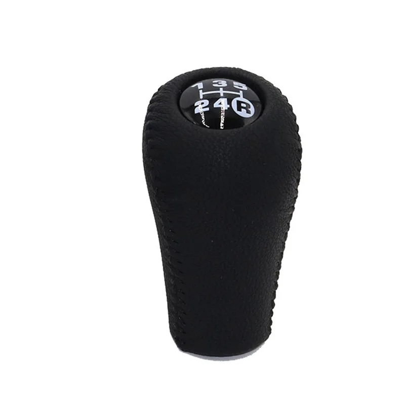 black knob Черный/деревянный цвет ручная коробка передач ручка переключения передач для Toyota Land Cruiser Prado FJ150 FJ120 аксессуары MT - Название цвета: black knob