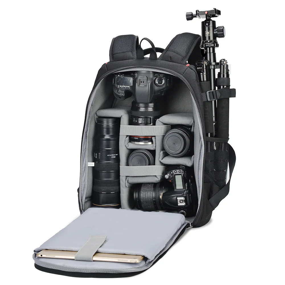 CADeN фотография сумка mochila fotografia DSLR камера сумки через плечо рюкзак для ноутбука Canon Nikon Путешествия противоударный объектив чехлы
