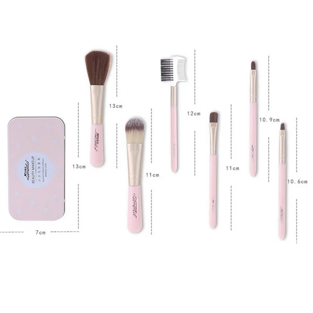 7 шт Кисти для румян мягкие щетки макияжа основы волос кисть пудры|Аппликатор
