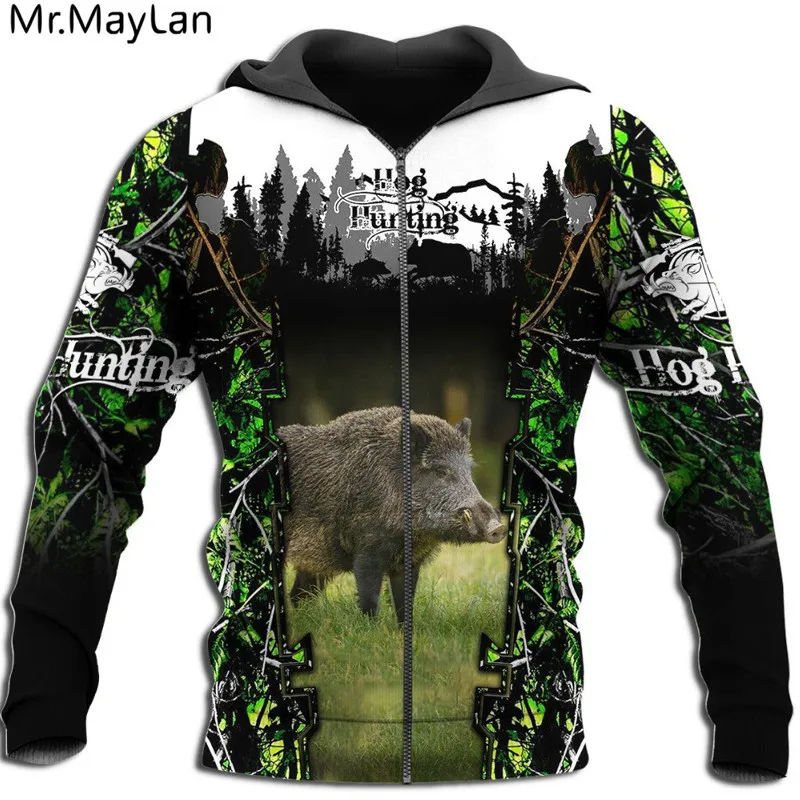 

Custom Hog Hunting Men's Hoodie 3D Printed Jacket Men Women Harajuku Style Animal Hoodies Country Boys Sweatshirt Drop ship
