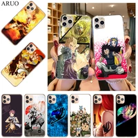 phone case for iphone 13 12 11 pro xs max x xr se2020 fairy tail anime clear tpu soft silicone cases for 7 8 plus 12 mini cover