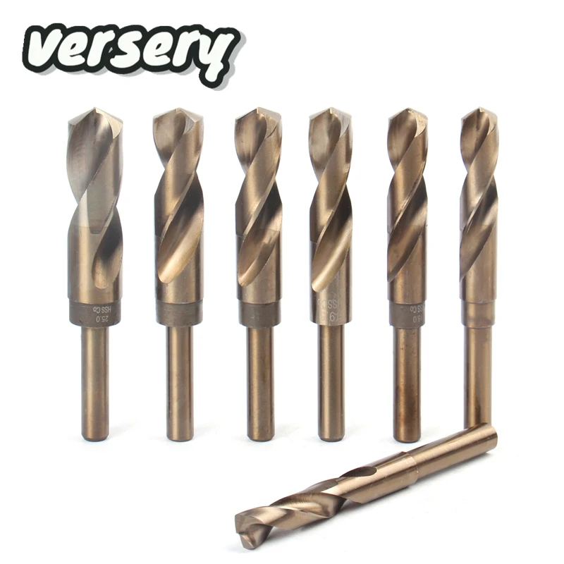 

Free Shipping 13-25mm 12.7mm Round Shank Reduced 1/2'' Twist Drill Bits Cobalt Hss Hole Saw Wood Iron Stainless Steel Aluminum