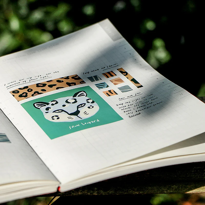 Декоративные записываемые бумажные наклейки серии животных в стиле ретро для