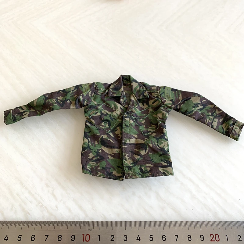 

1/6 Scale Women's Jungle Camouflage Coat Model for 12''Body DIY Accessories