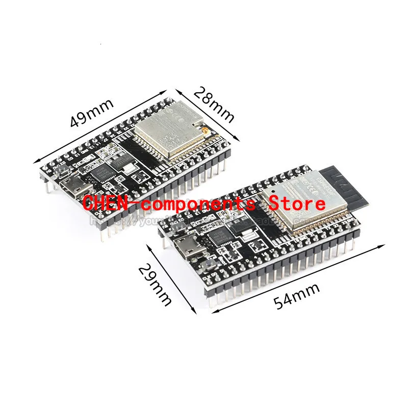 

ESP32-DevKitC Core Board ESP32 Development Board ESP32-WROOM-32D ESP32-WROOM-32U Flash 4MB 5V/9V Wireless WiFi Module