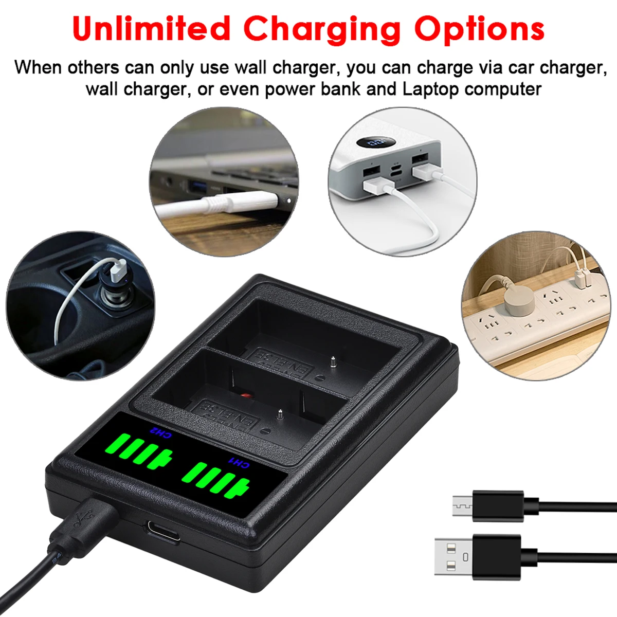 EN-EL3e ENEL3e Двойное зарядное устройство или светодиодов для Nikon D50 D70 D70s D80 D90 D100 D200 D300